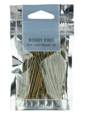 Mae 40-2601Sb B/Pin 5cm S/Blonde 60 Bobby Pin - Sandy Blonde Color