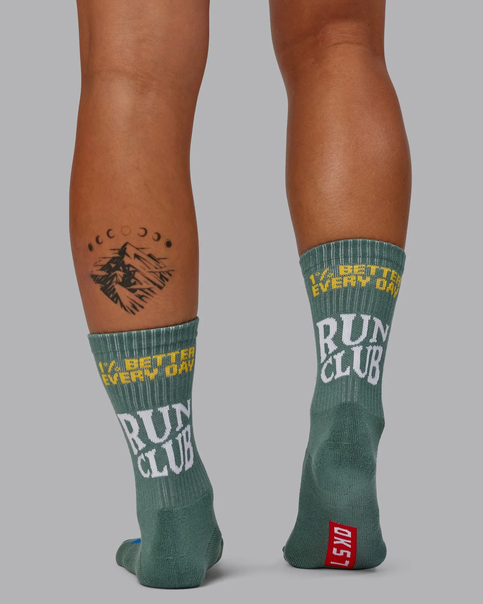 Mash-Up 3 Pack Crew Socks - White-Black-Sagebrush