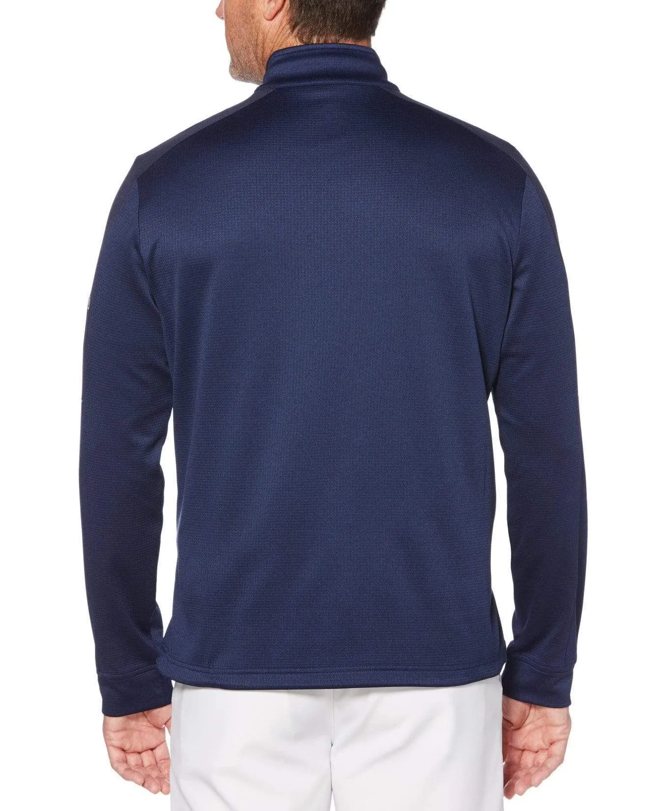 Mens Callaway X Thermal Heathered Waffle Fleece Mid-Layer