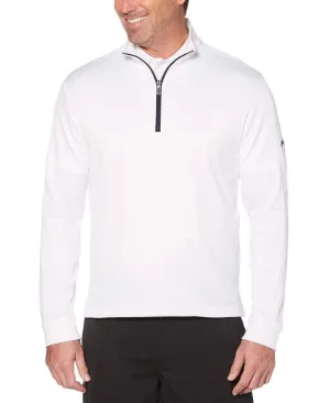 Mens Callaway X Thermal Heathered Waffle Fleece Mid-Layer