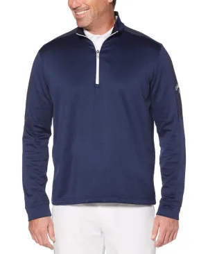 Mens Callaway X Thermal Heathered Waffle Fleece Mid-Layer