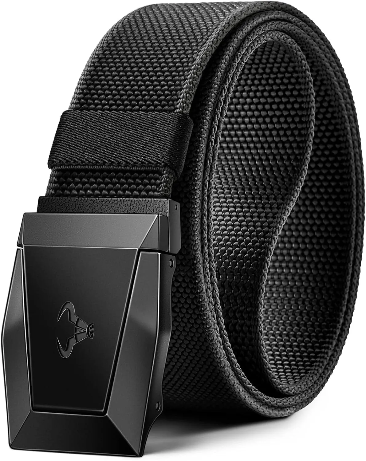 Men's Tactical Belt, Stretch Nylon Belt for Men 1.5"