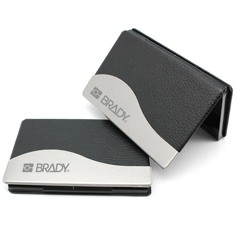 Metal Name Card Holder With Wavy Design
