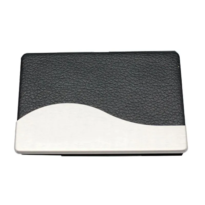 Metal Name Card Holder With Wavy Design
