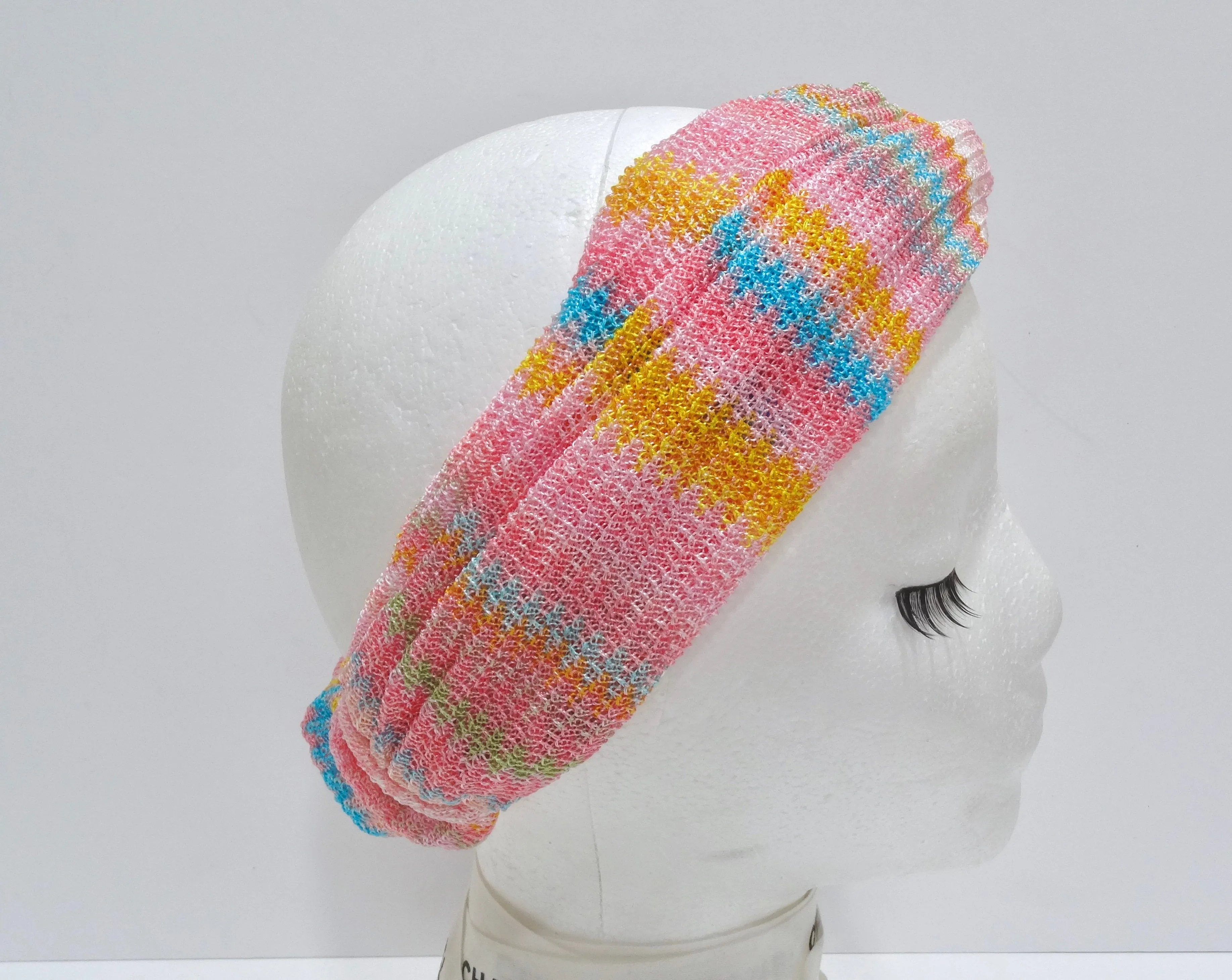 Missoni Multi-Color Knit Knotted Headband