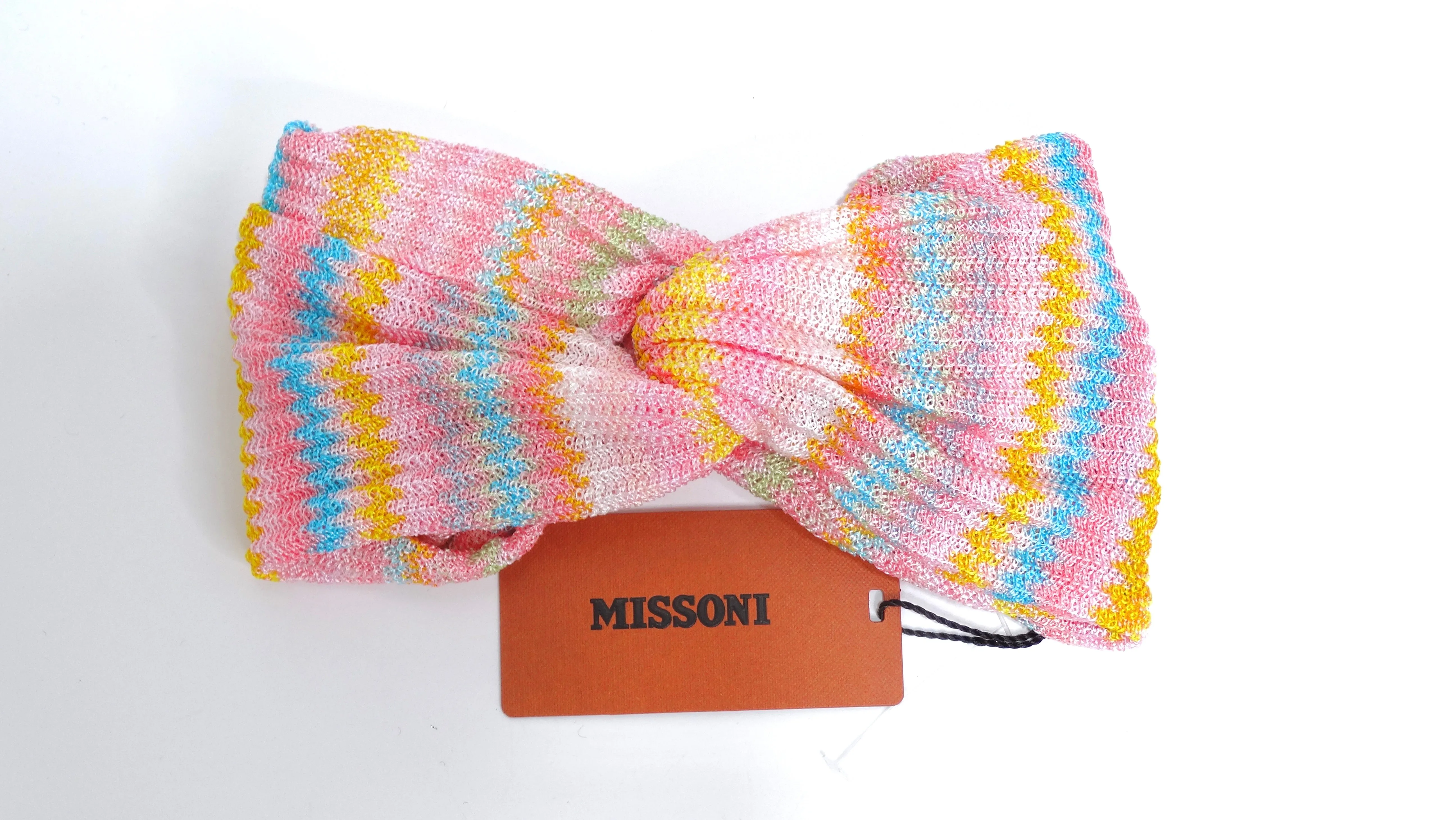 Missoni Multi-Color Knit Knotted Headband