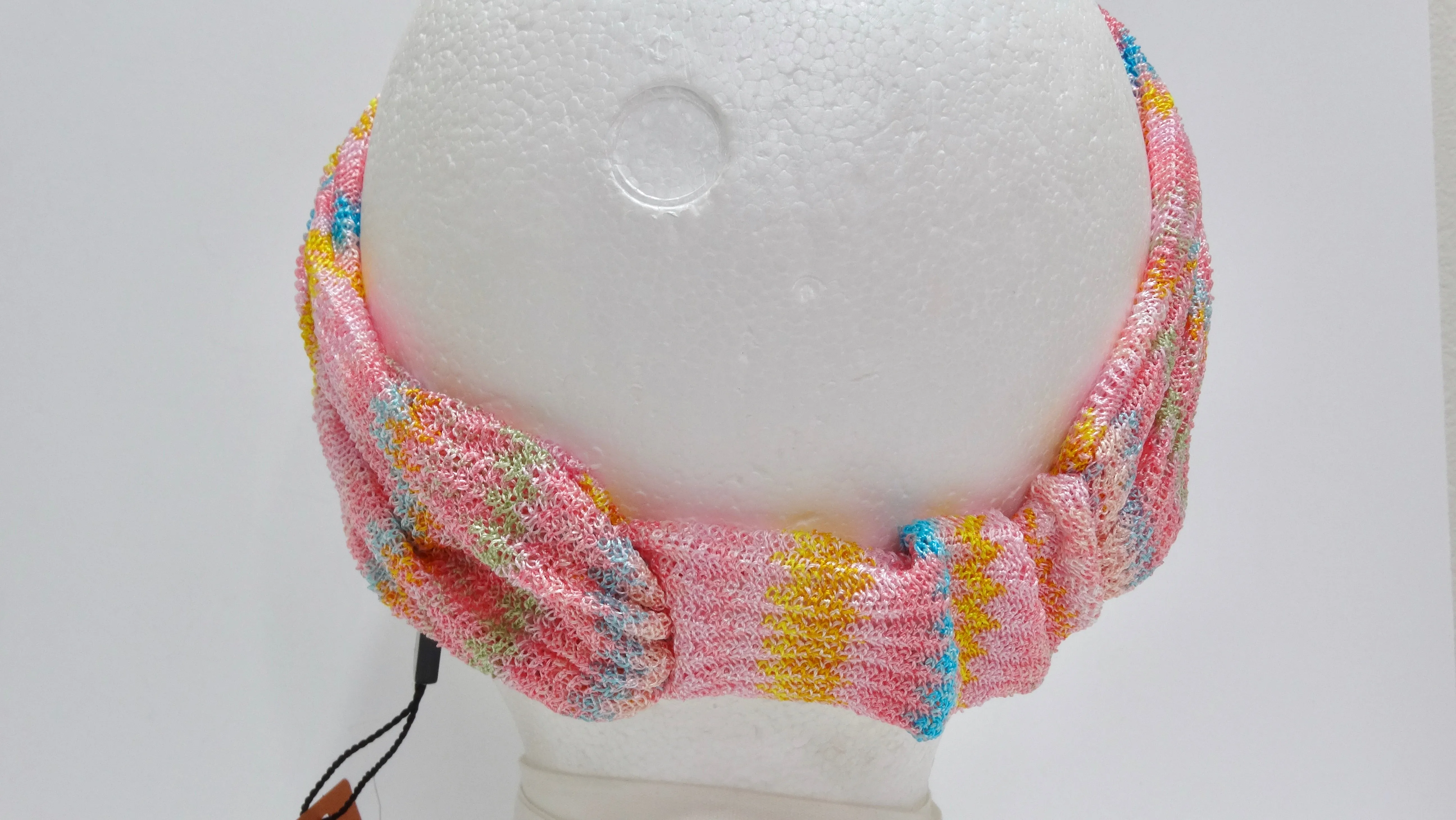 Missoni Multi-Color Knit Knotted Headband