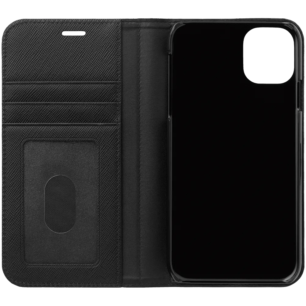 Montblanc Sartorial Flip Side Cover with 2cc and view pocket for Apple iPhone 11
