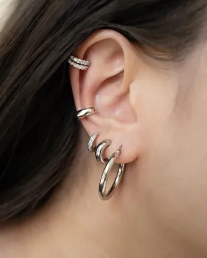 MOONSHINE Ear Cuffs in Silver