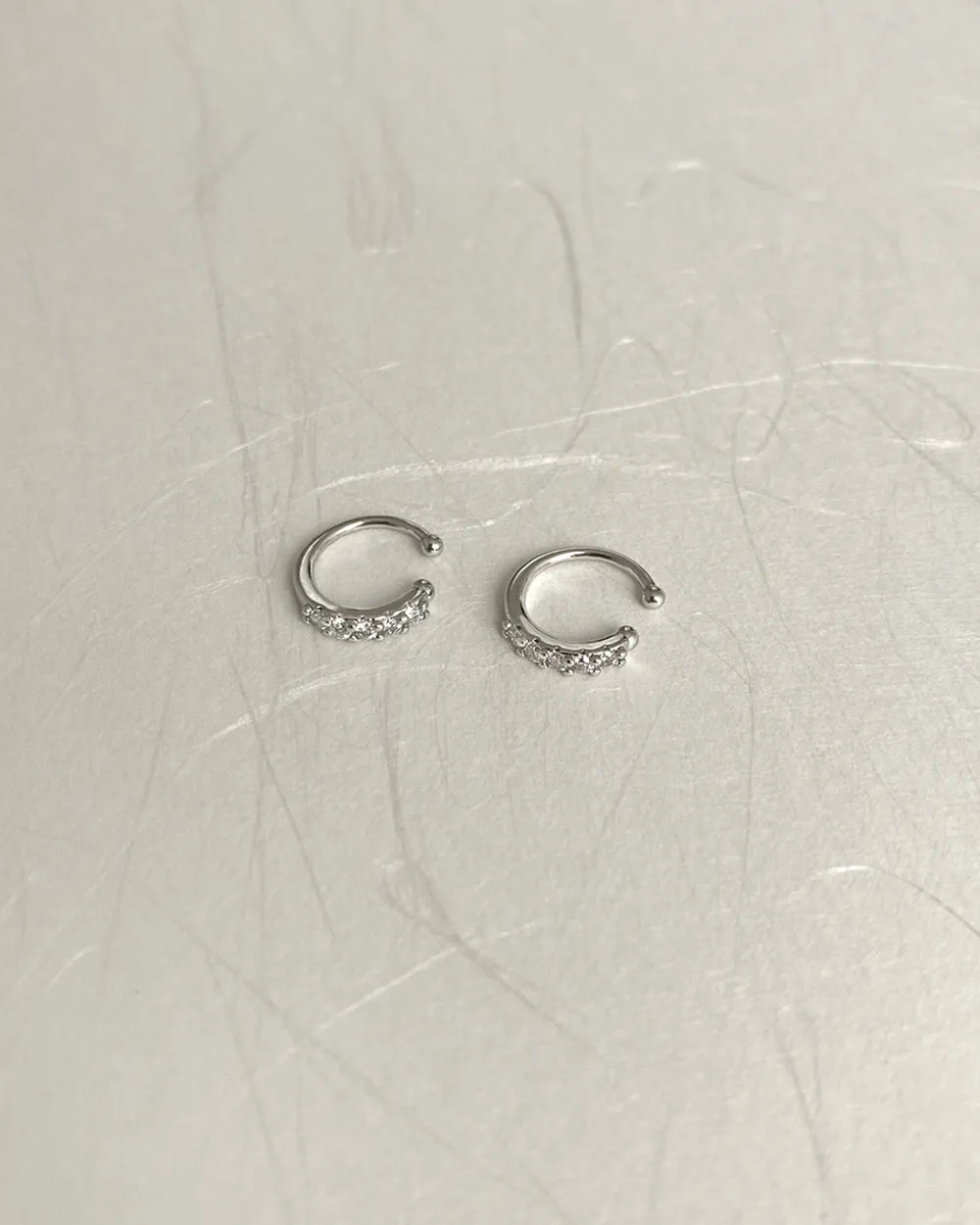 MOONSHINE Ear Cuffs in Silver