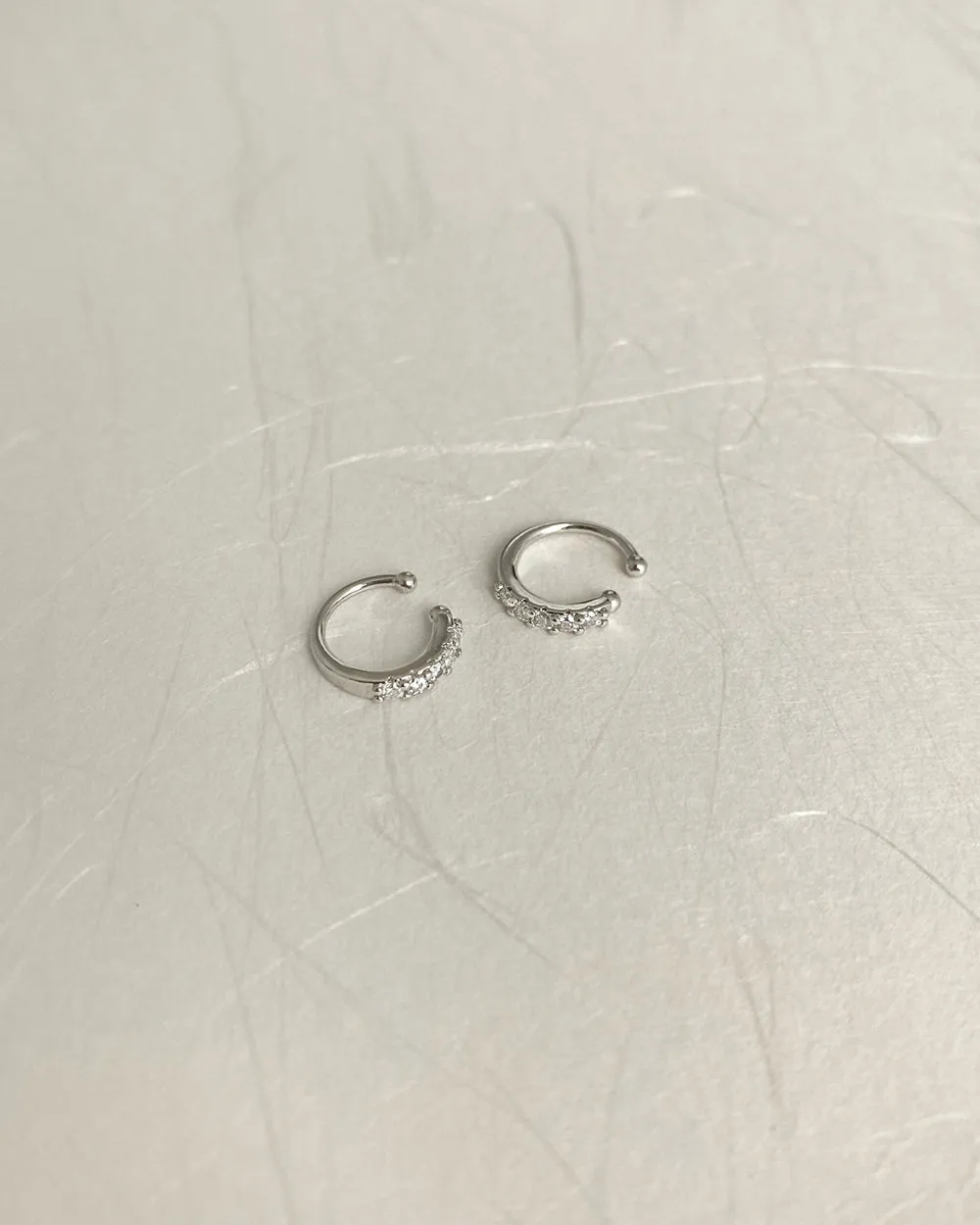 MOONSHINE Ear Cuffs in Silver