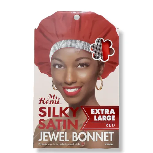 Ms. Remi Silky Satin Jewel Bonnet Extra Large by ANNIE