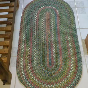 New Orval Handmade Green Indoor/Outdoor Rug 2 Ft x 3 Ft