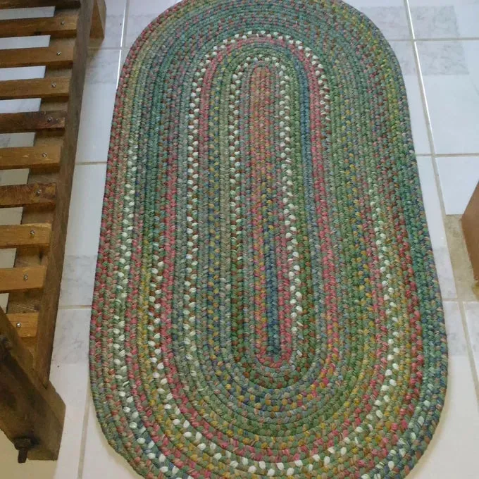 New Orval Handmade Green Indoor/Outdoor Rug 2 Ft x 3 Ft