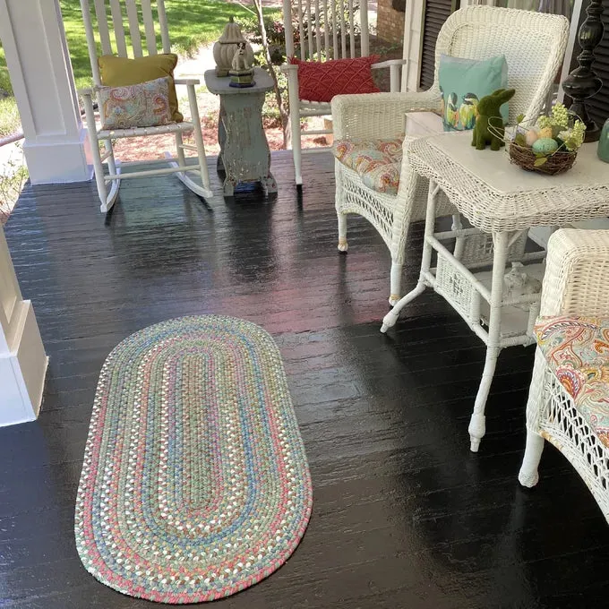 New Orval Handmade Green Indoor/Outdoor Rug 2 Ft x 3 Ft