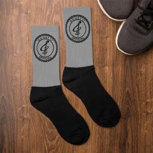 Official Socks Grey/Black