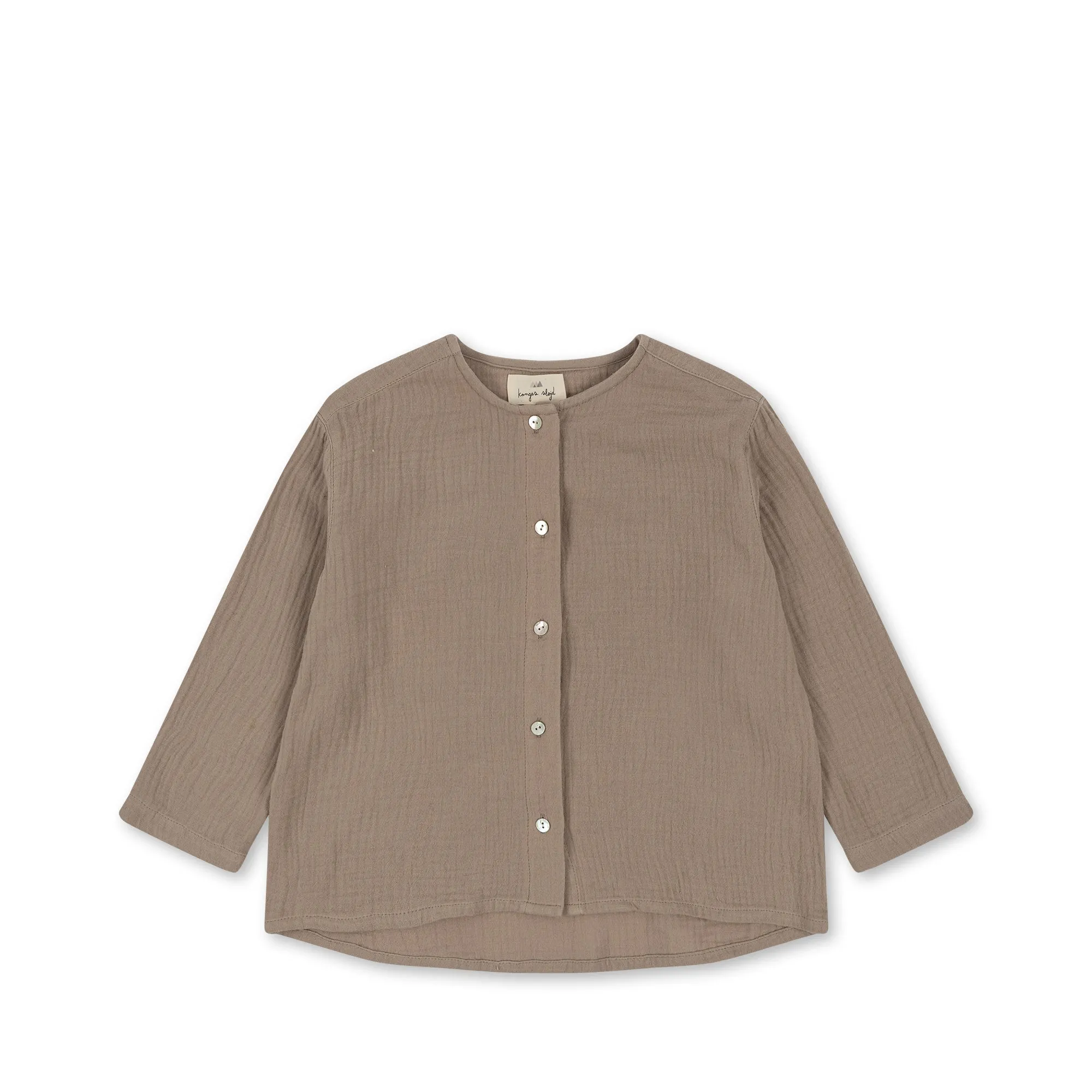 Olive Organic Cotton Button Up Shirt