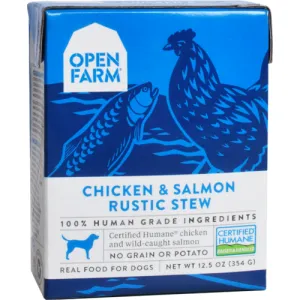 Open Farm Dog Chicken & Salmon Rustic Stew 12.5oz