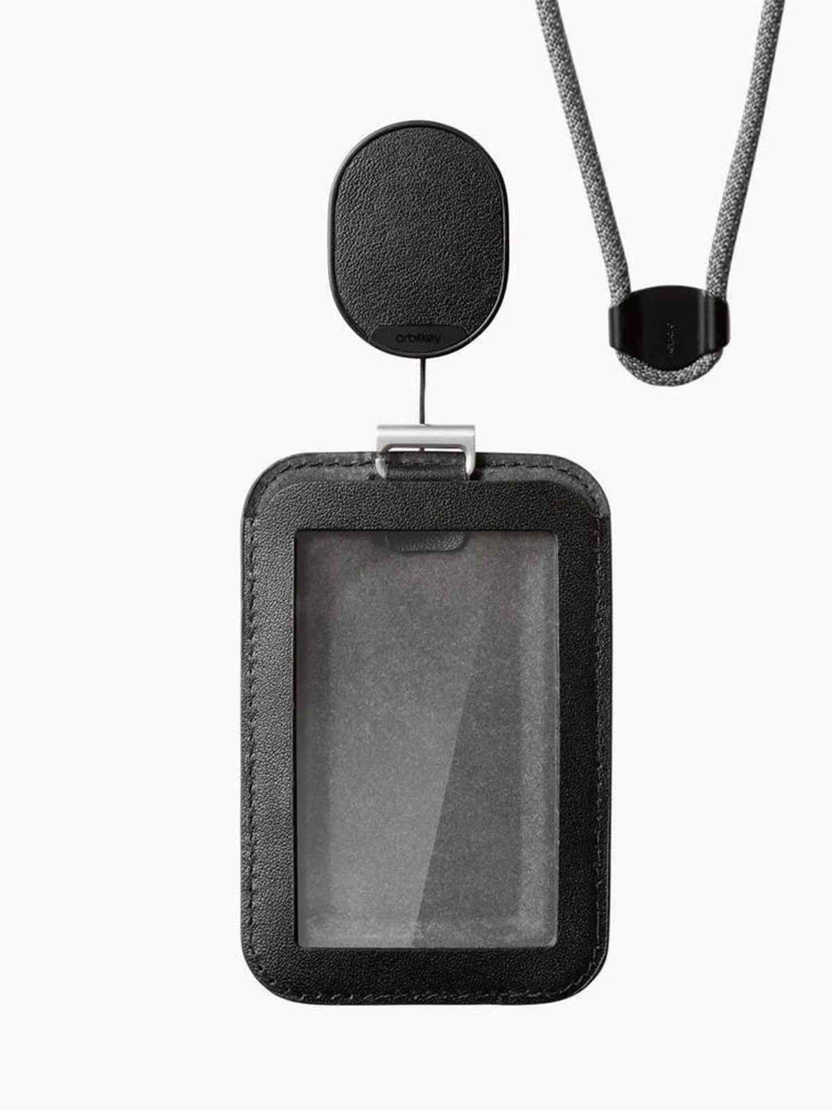 Orbitkey ID Card Holder Pro Black With Lanyard