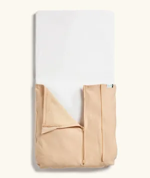 Organic Cot Tuck Sheet/Blanket - Wheat