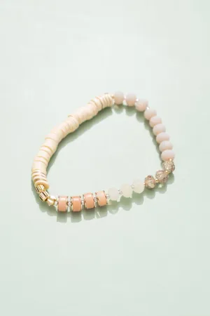 Peach Stretchy Band Bracelet