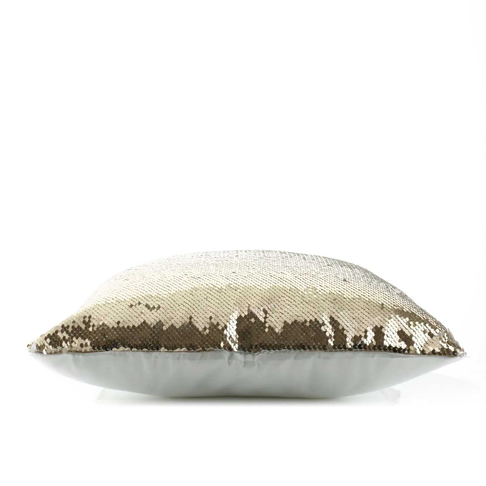 Personalised Sequin Cushion with Hippo Rain Drop Glitter Print and Cute Text