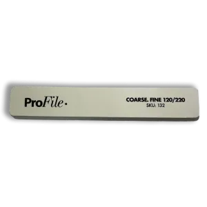 ProFile 132 Coarse-Fine Cushion White Core Nail File 120/220