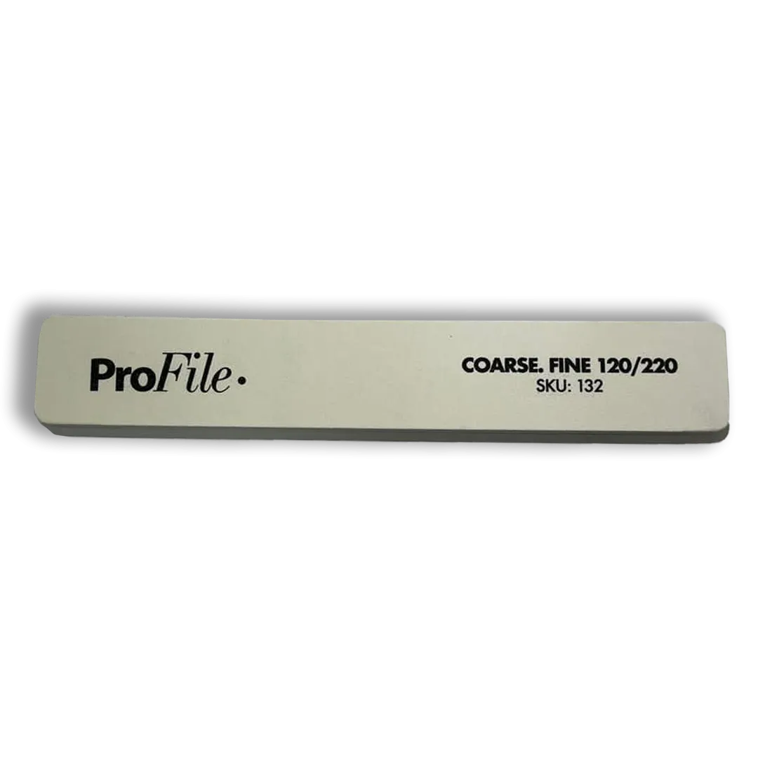 ProFile 132 Coarse-Fine Cushion White Core Nail File 120/220