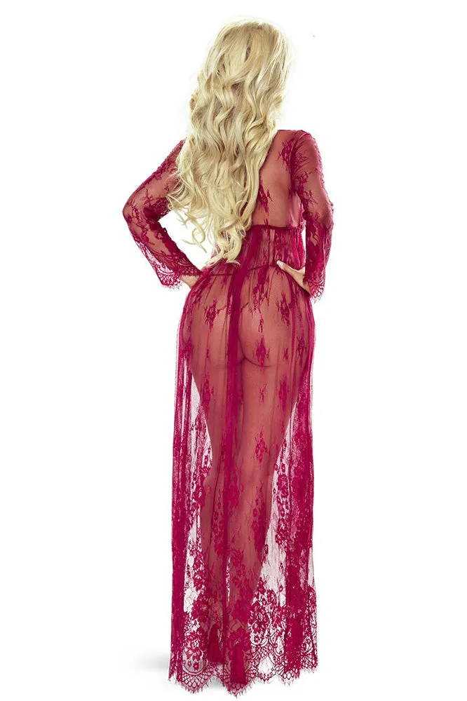Provocative 7046 Elegant Robe Wine