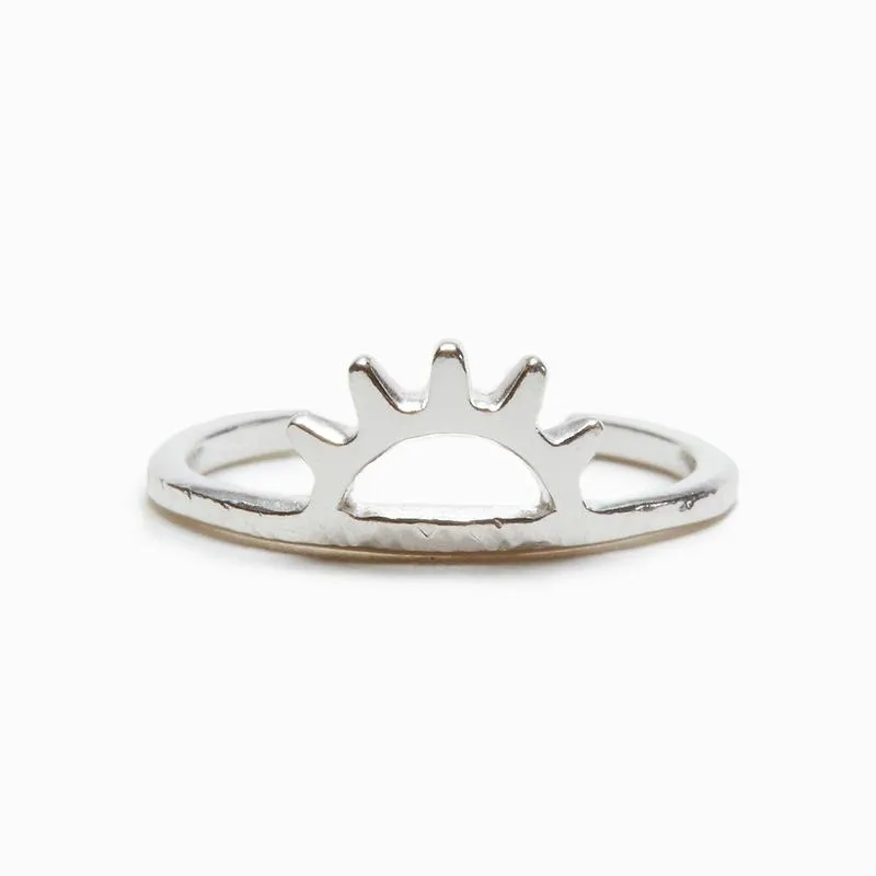 Pura Vida Toe Ring ~ Sunset Silver