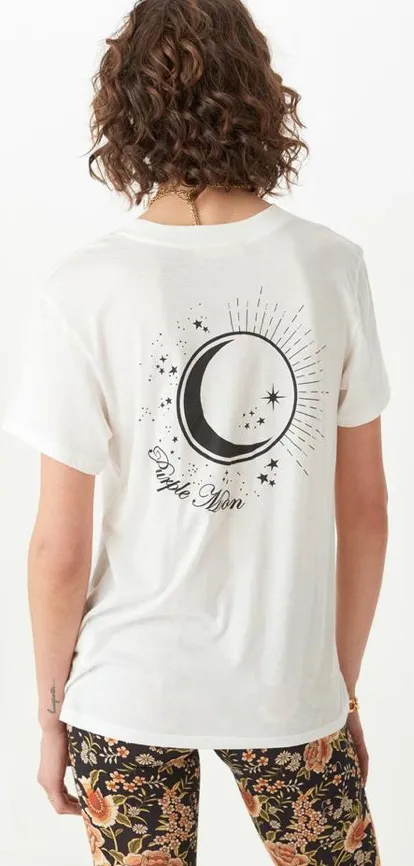 Purple Moon Organic Boyfriend Tee Shirt