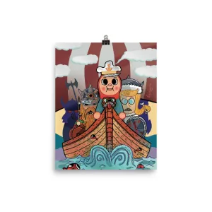 "My Viking Friends" Collectible Poster design by Hero.