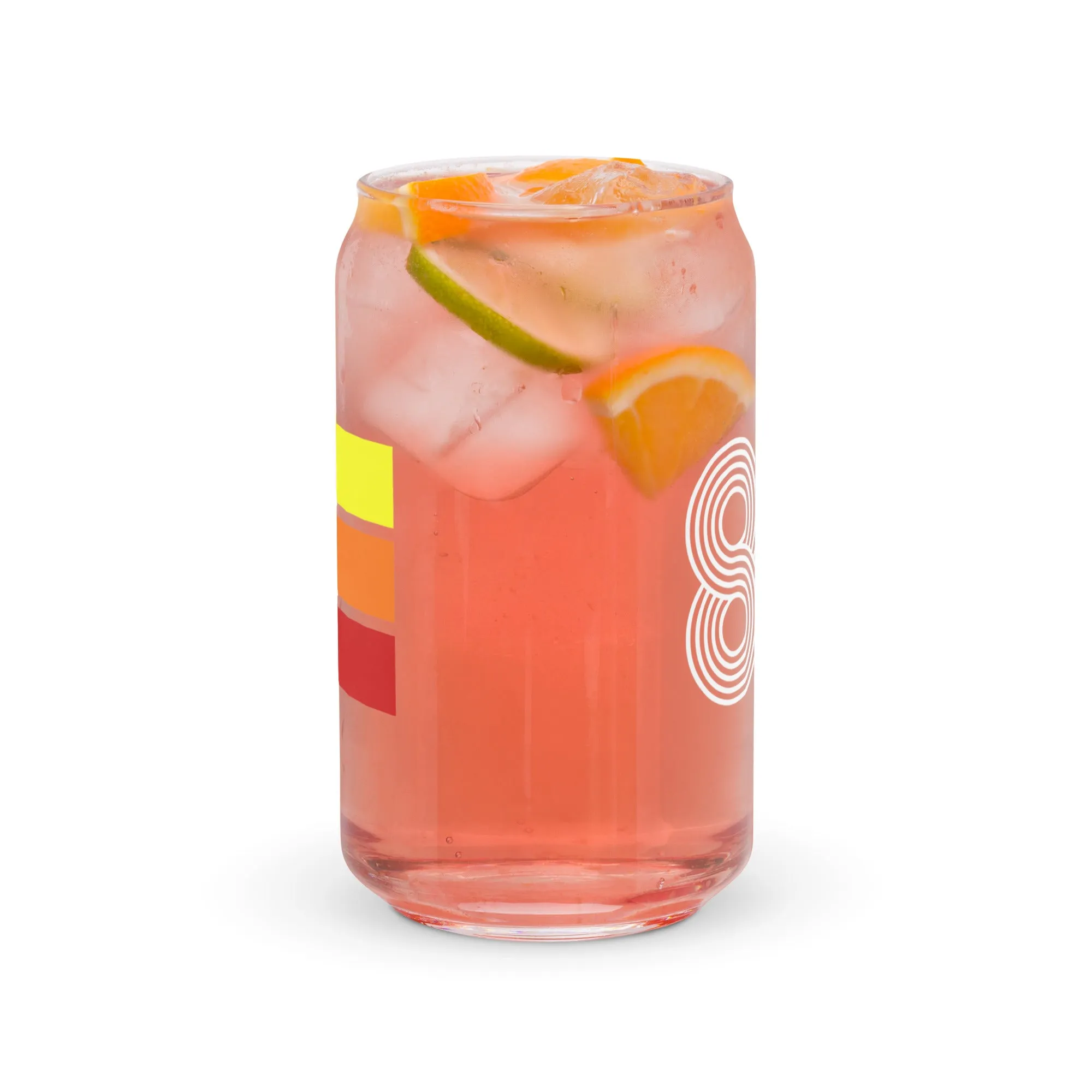 Retro 1980 Can-shaped glass