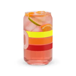 Retro 1980 Can-shaped glass