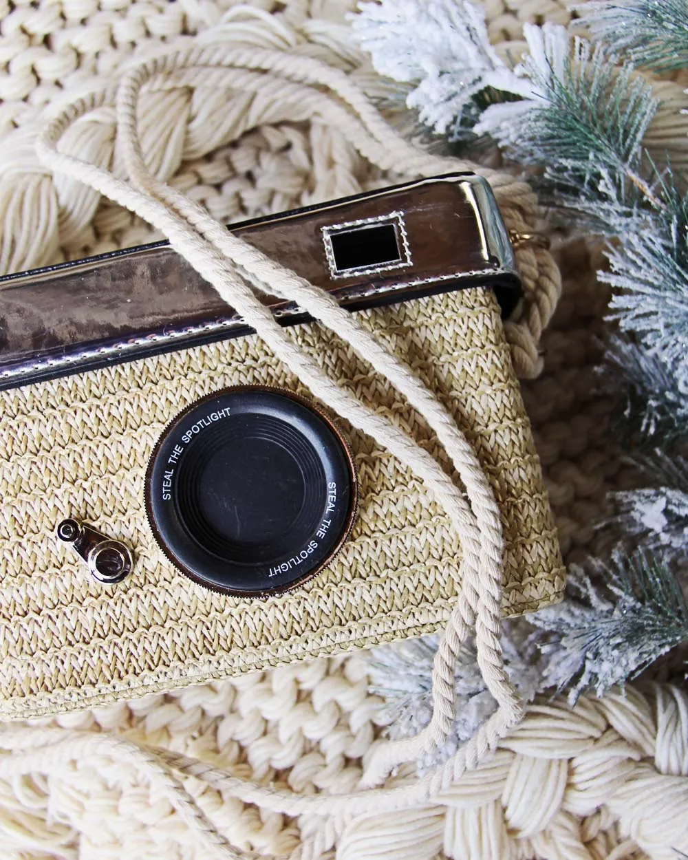Retro Camera Tote