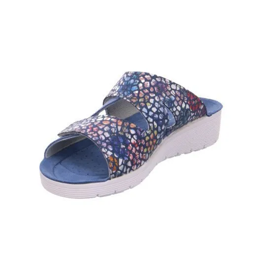 'Roma' women's sandal - blue