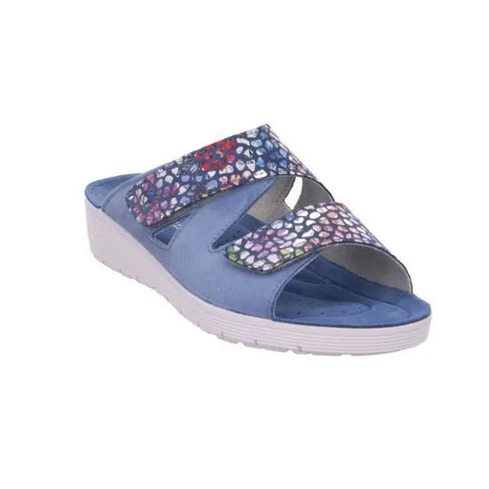 'Roma' women's sandal - blue