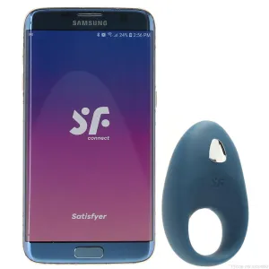 Satisfyer Mighty One Ring Vibe in Blue
