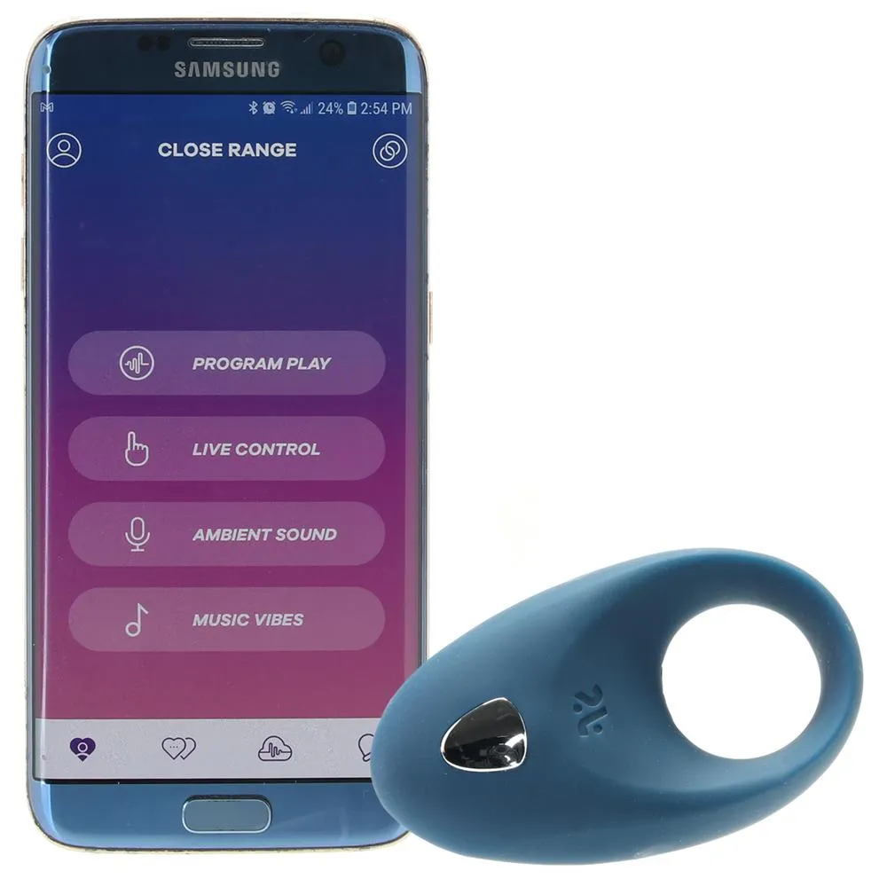 Satisfyer Mighty One Ring Vibe in Blue