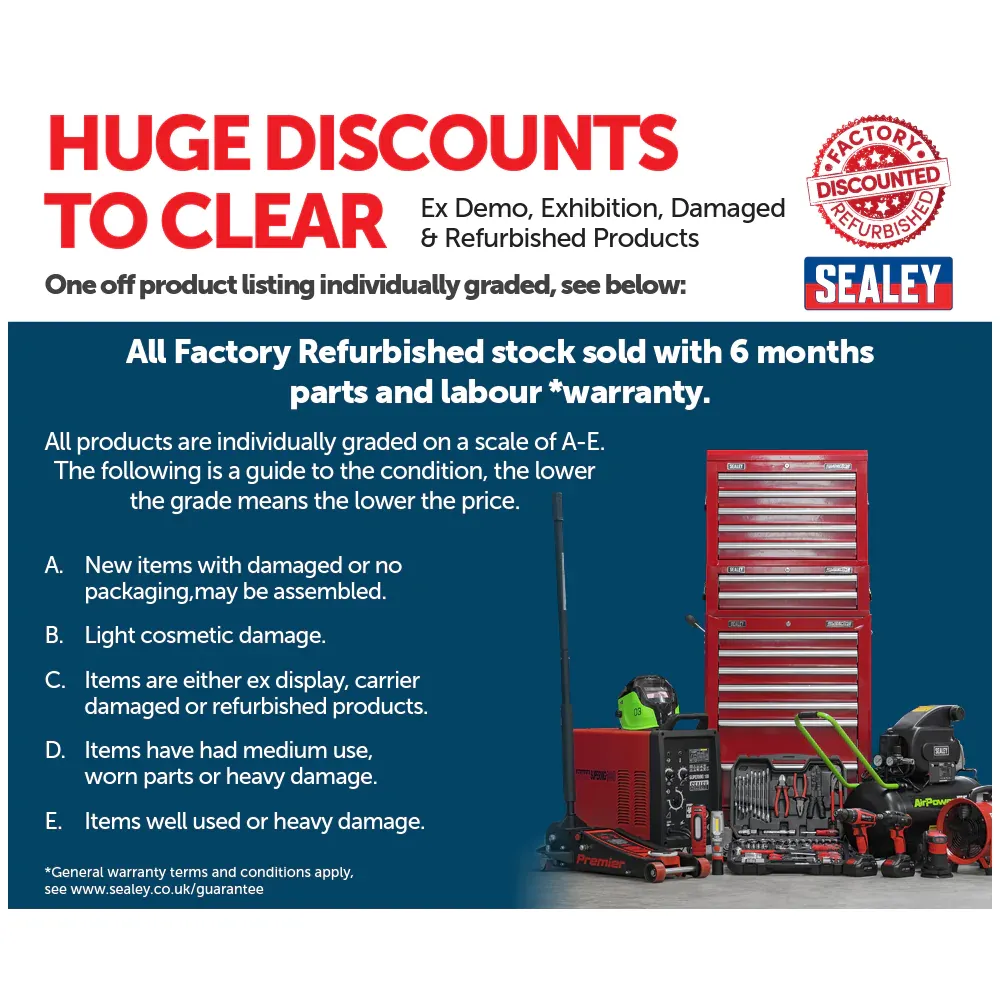 Sealey 12 Drawer Rollcab with Ball-Bearing Slides - Red - D