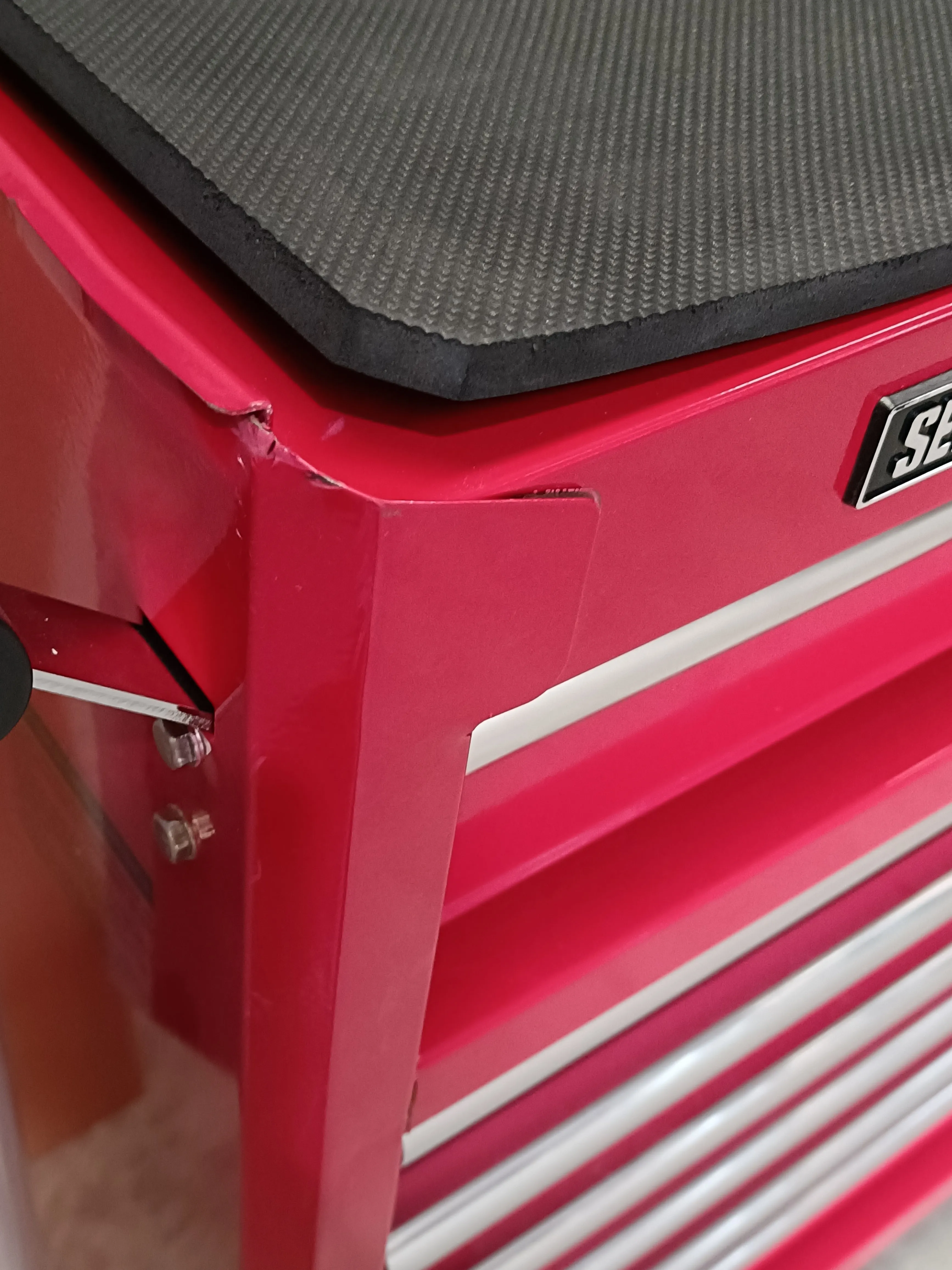 Sealey 12 Drawer Rollcab with Ball-Bearing Slides - Red - D