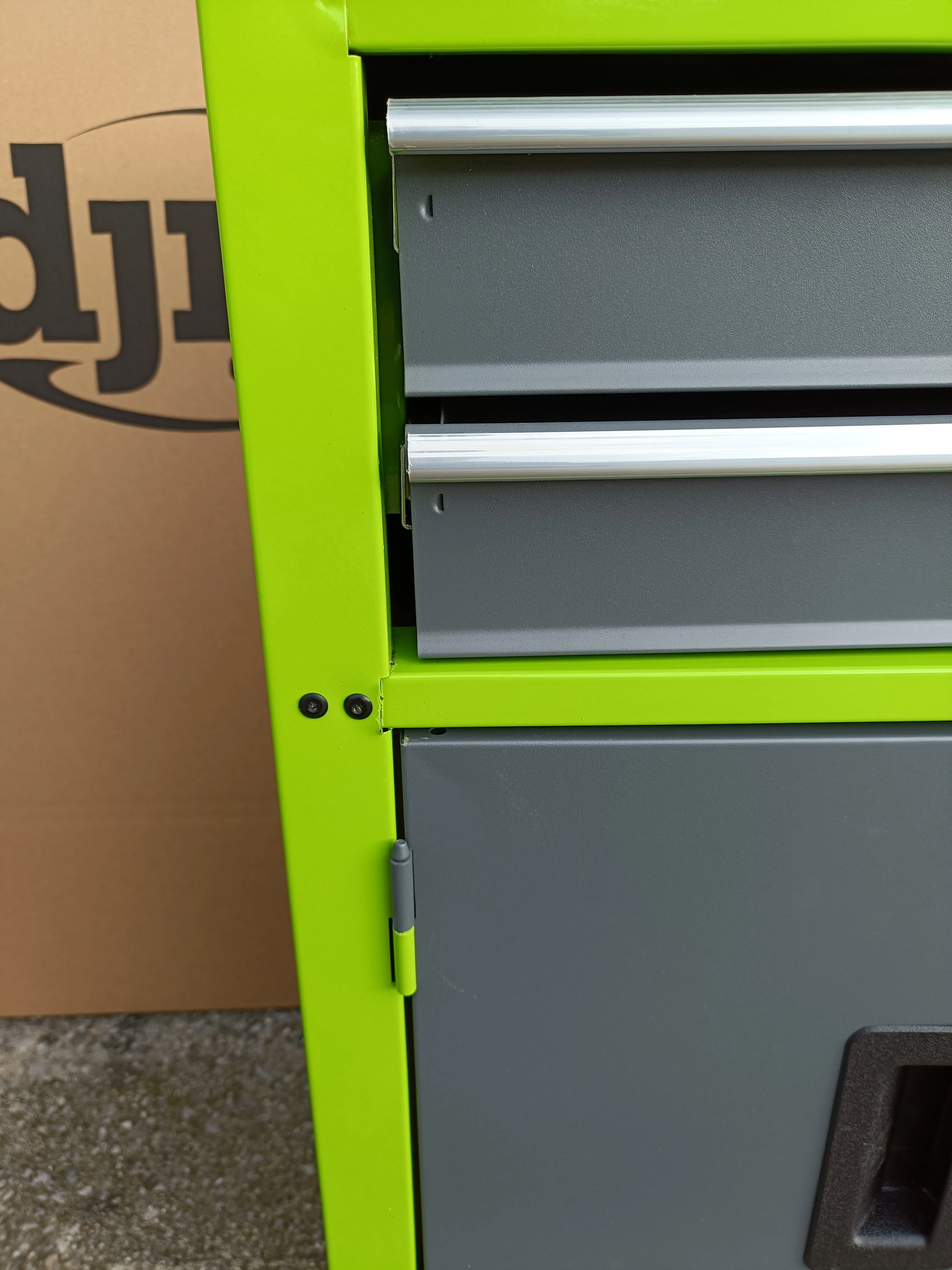 Sealey 6 Drawer Topchest & Rollcab Combination with Tool Kit - Green/Grey - D