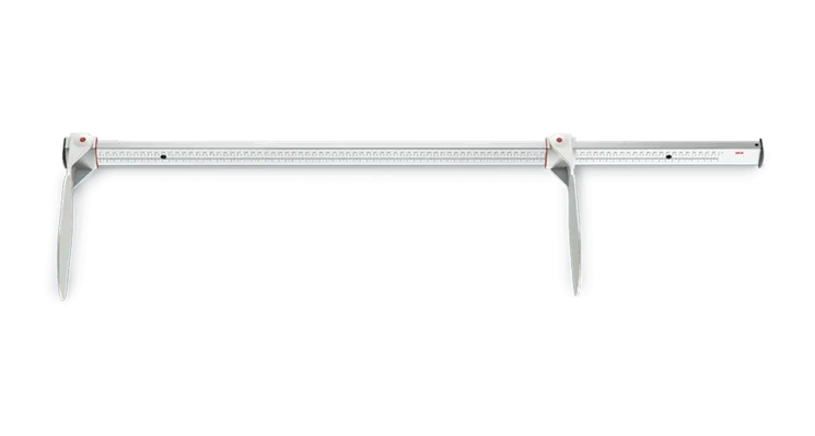 seca 207 - Measuring rod (caliper) with extra wide measuring slides