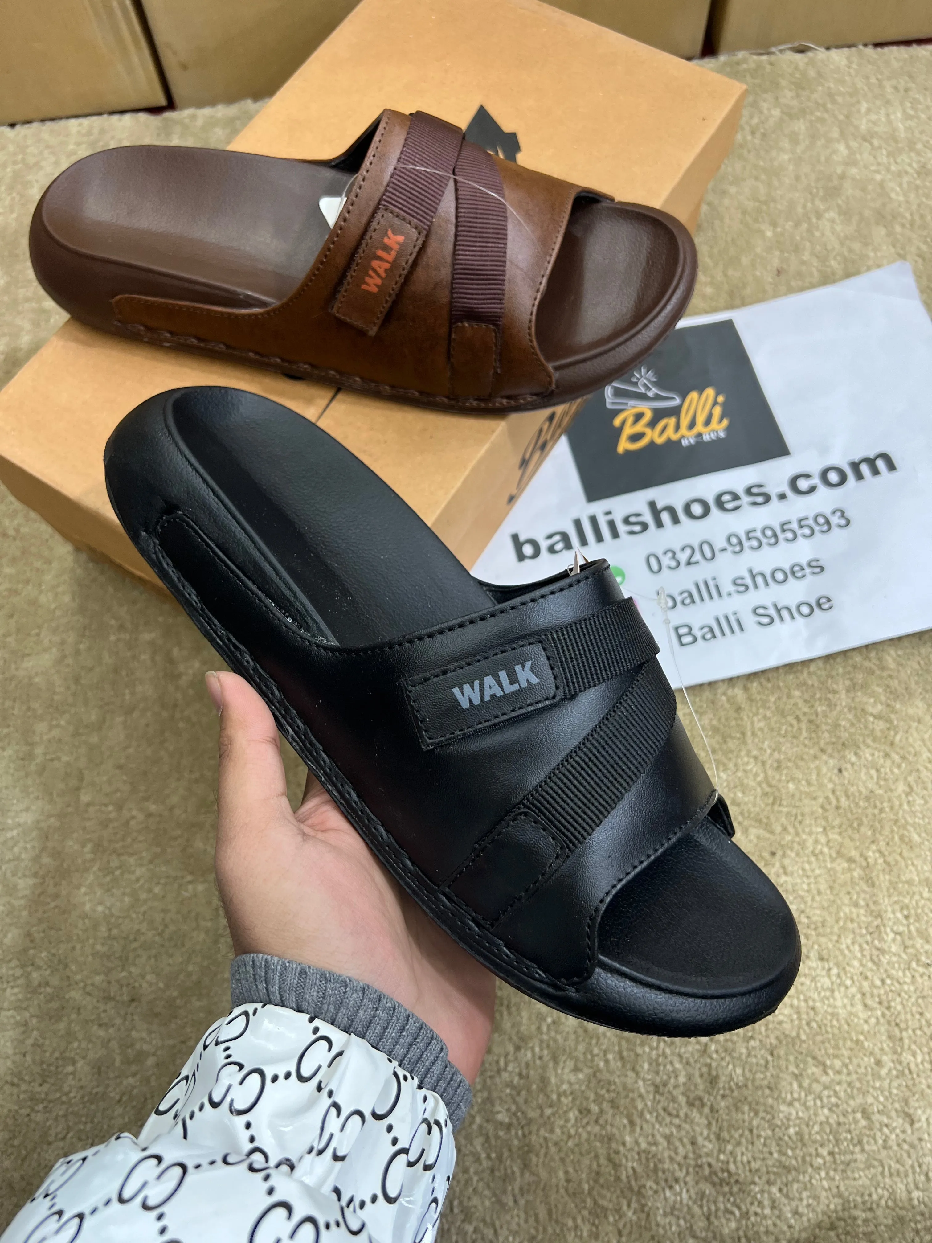 Slider slippers (waterproof)