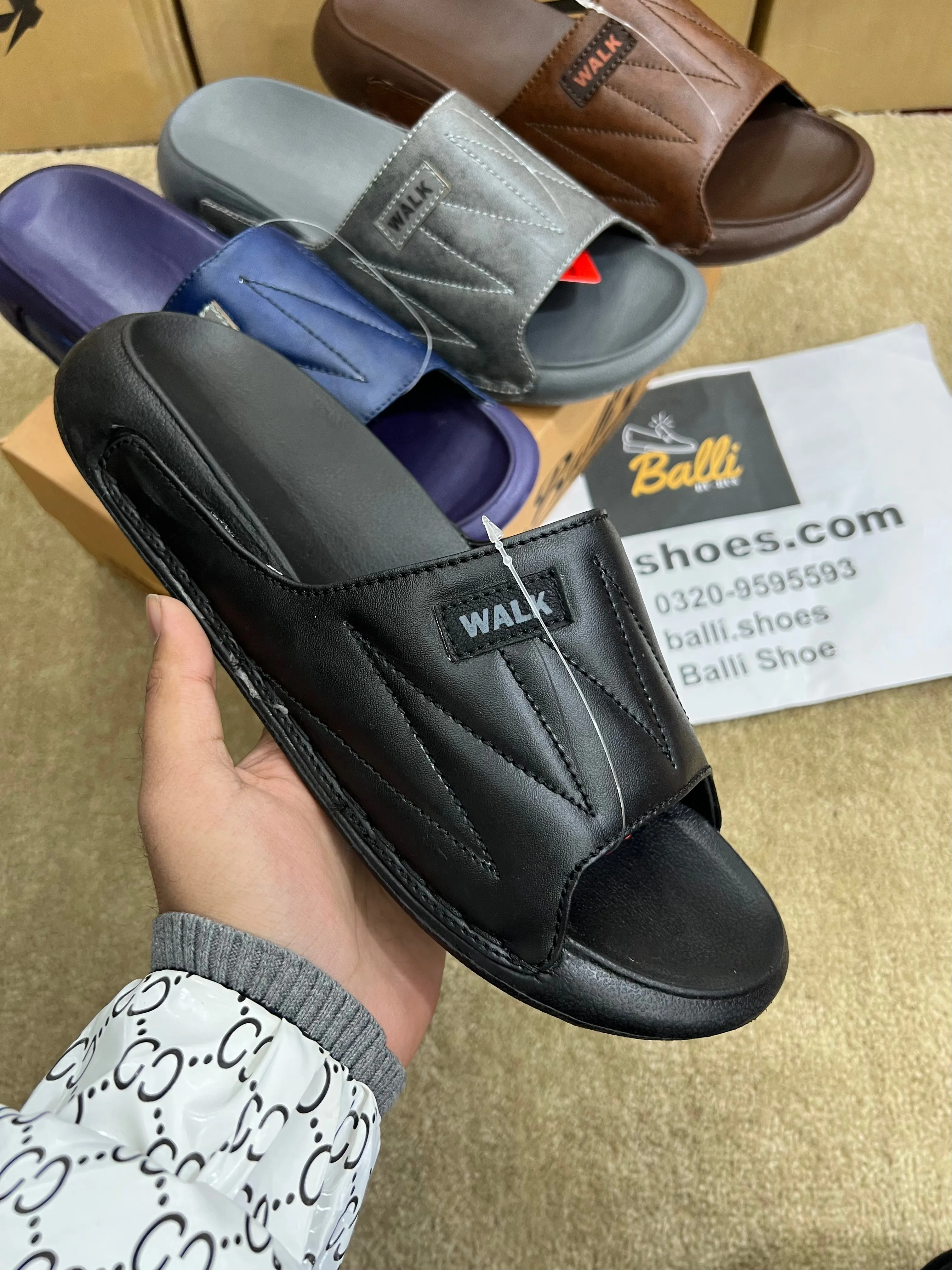 Slider slippers (waterproof)