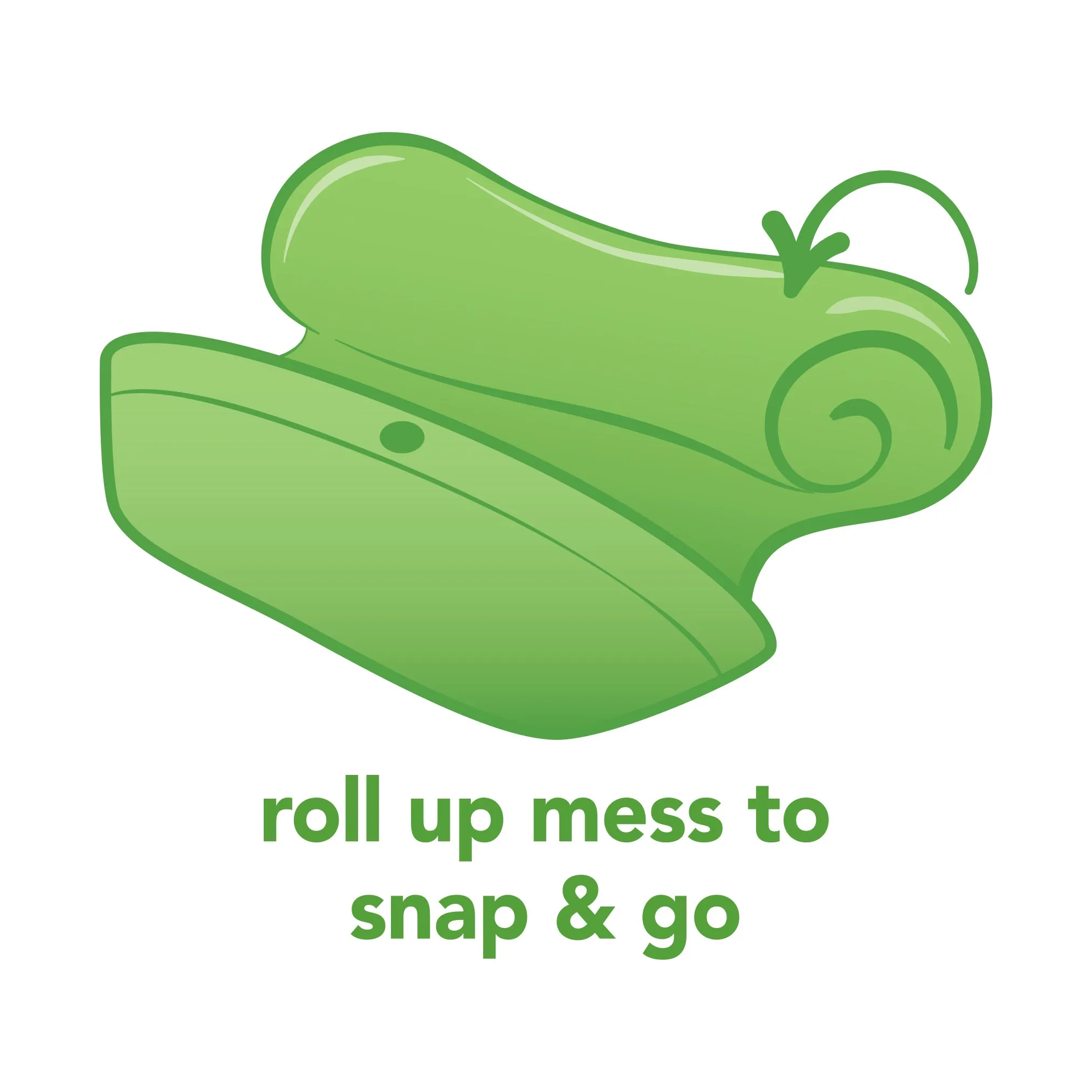 Snap & Go™ Easy-Wear Long Sleeve Bib Green Safari (Min. of 2, multiples of 2)