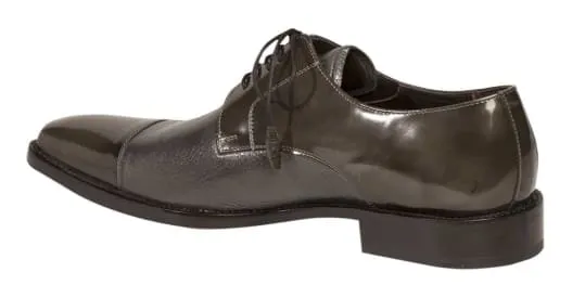 Soka Calfskin/Deerskin Grey By Mezlan Made In Spain Brand