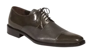 Soka Calfskin/Deerskin Grey By Mezlan Made In Spain Brand