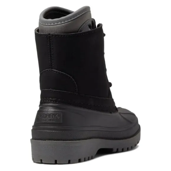 Sperry Unisex-Child Harbor Boot Black/Grey Size 6 M
