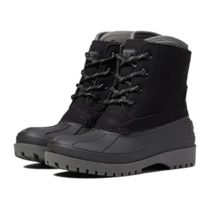 Sperry Unisex-Child Harbor Boot Black/Grey Size 6 M
